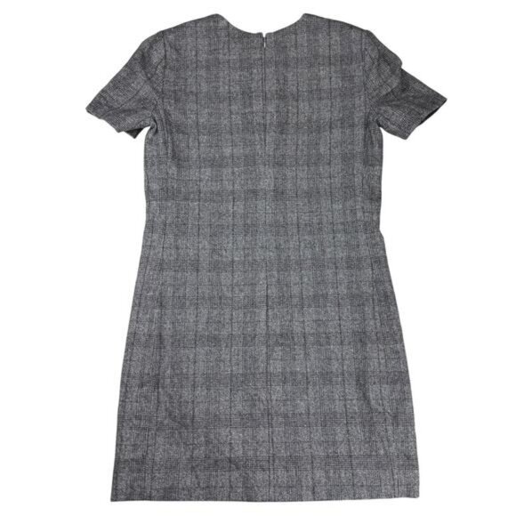 Aritzia Babaton Wool Glend Plaid Sheath Dress Size 00 - Picture 6 of 8